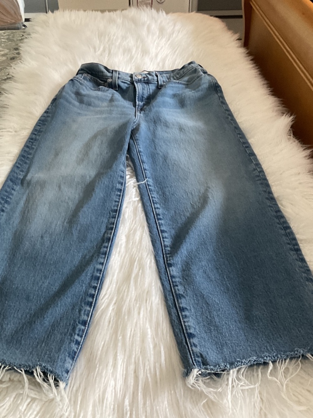Madewell Perfect Vintage Wide Leg Crop Jeans